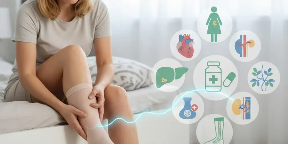 Почему отекают ноги